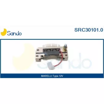 Pont de diodes, alternateur SANDO SRC30101.0