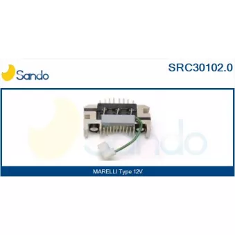 Pont de diodes, alternateur SANDO SRC30102.0