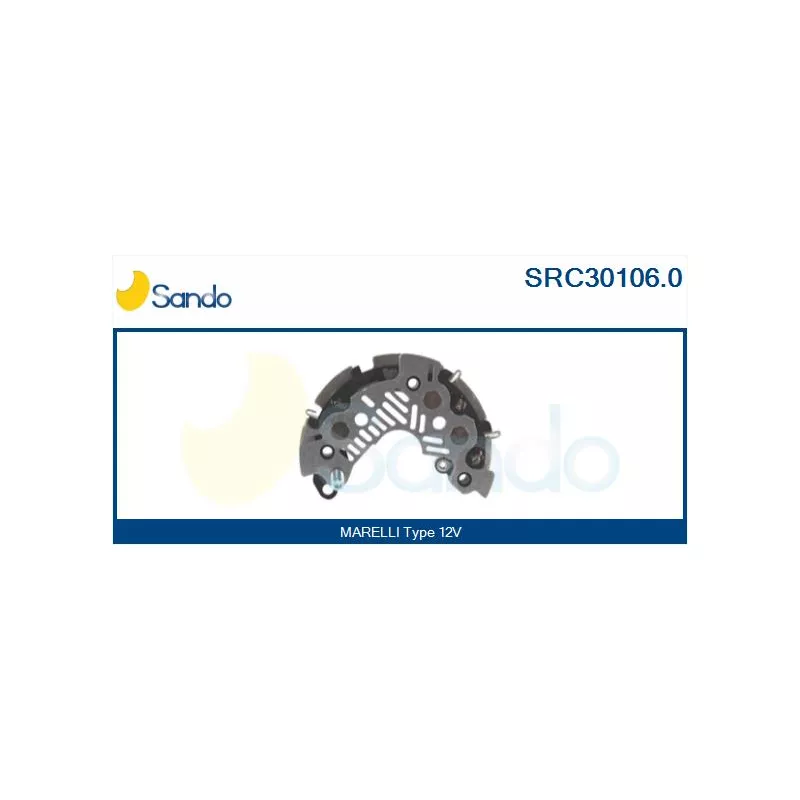 Pont de diodes, alternateur SANDO SRC30106.0