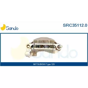 Pont de diodes, alternateur SANDO SRC35112.0