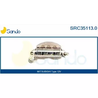 Pont de diodes, alternateur SANDO SRC35113.0