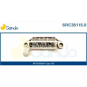 Pont de diodes, alternateur SANDO SRC35115.0