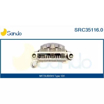 Pont de diodes, alternateur SANDO SRC35116.0