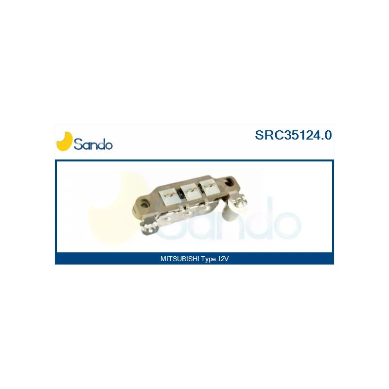 Pont de diodes, alternateur SANDO SRC35124.0