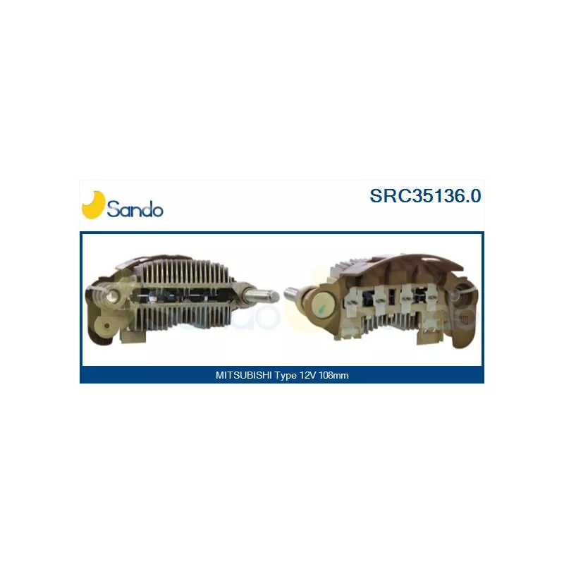 Pont de diodes, alternateur SANDO SRC35136.0