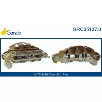 Pont de diodes, alternateur SANDO SRC35137.0