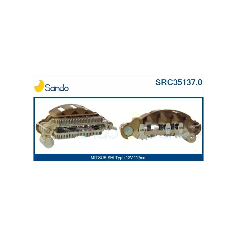 Pont de diodes, alternateur SANDO SRC35137.0