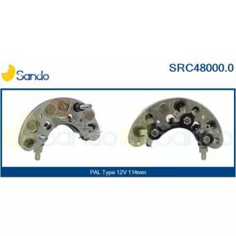Pont de diodes, alternateur SANDO SRC48000.0