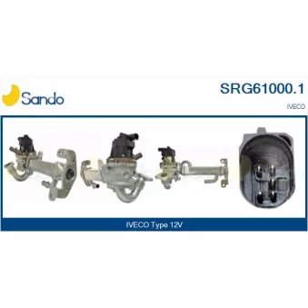 Radiateur, réaspiration des gaz d'échappement SANDO SRG61000.1