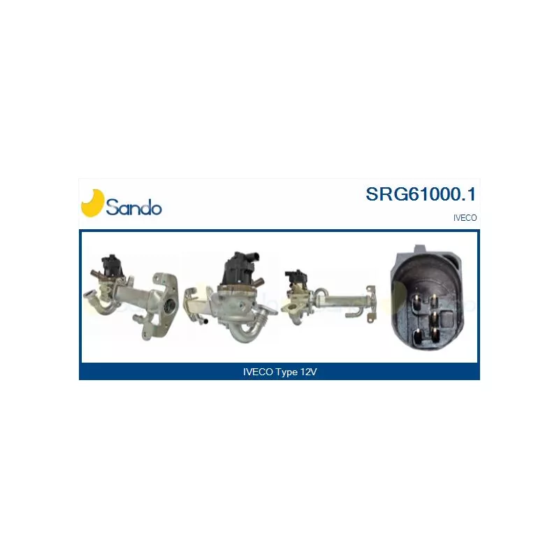 Radiateur, réaspiration des gaz d'échappement SANDO SRG61000.1