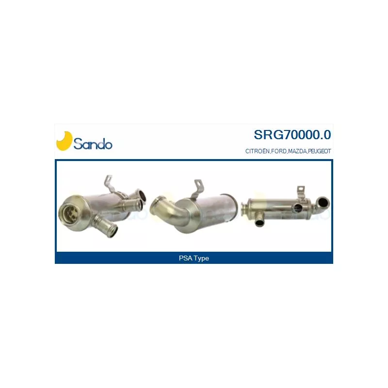 Radiateur, réaspiration des gaz d'échappement SANDO SRG70000.0