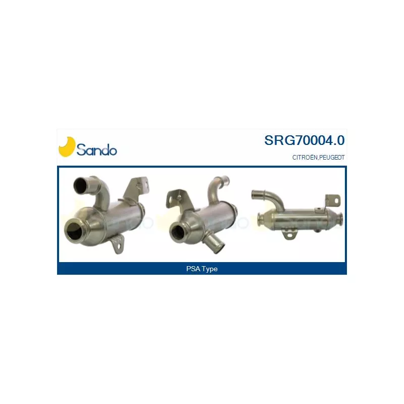 Radiateur, réaspiration des gaz d'échappement SANDO SRG70004.0