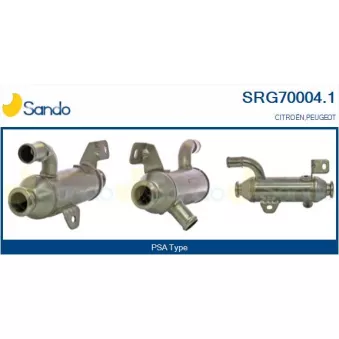 Radiateur, réaspiration des gaz d'échappement SANDO SRG70004.1