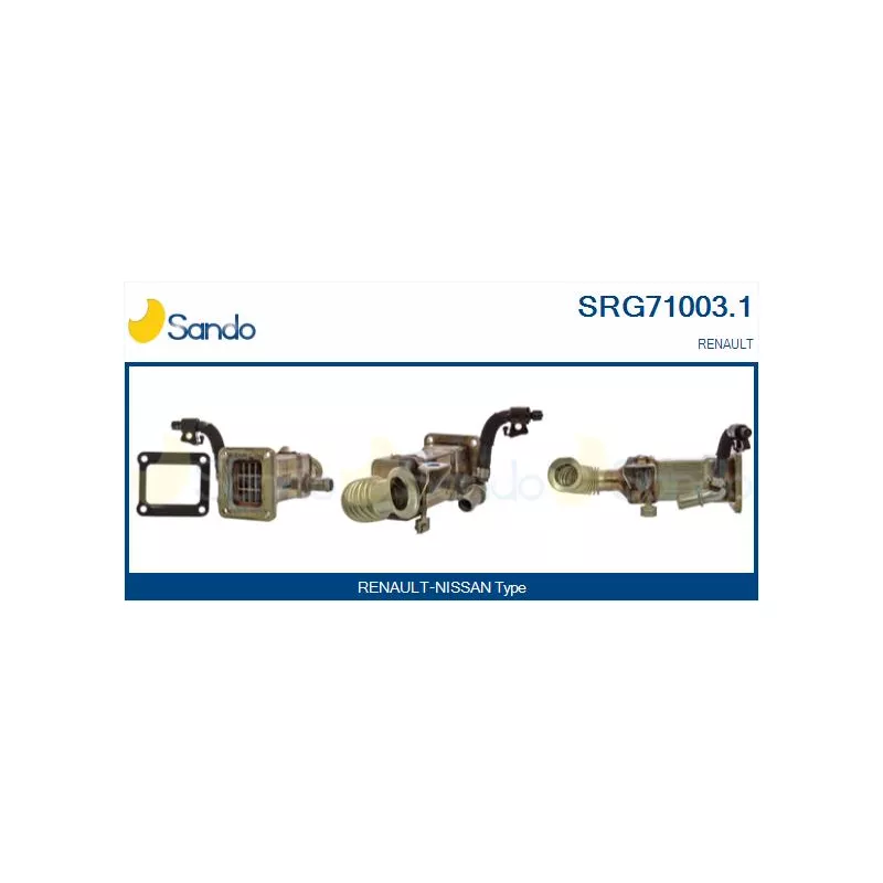 Radiateur, réaspiration des gaz d'échappement SANDO SRG71003.1