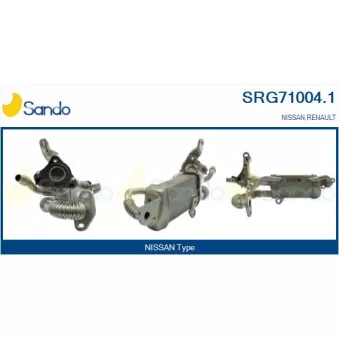 Radiateur, réaspiration des gaz d'échappement SANDO SRG71004.1