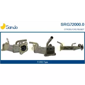 Radiateur, réaspiration des gaz d'échappement SANDO SRG72000.0