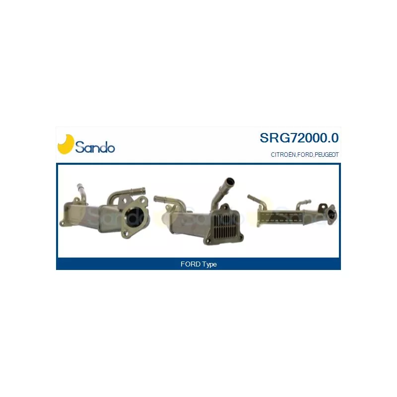 Radiateur, réaspiration des gaz d'échappement SANDO SRG72000.0