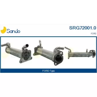 Radiateur, réaspiration des gaz d'échappement SANDO SRG72001.0
