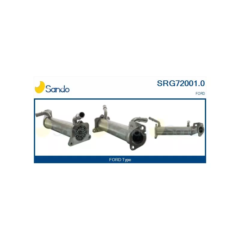 Radiateur, réaspiration des gaz d'échappement SANDO SRG72001.0