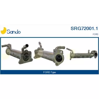 Radiateur, réaspiration des gaz d'échappement SANDO SRG72001.1