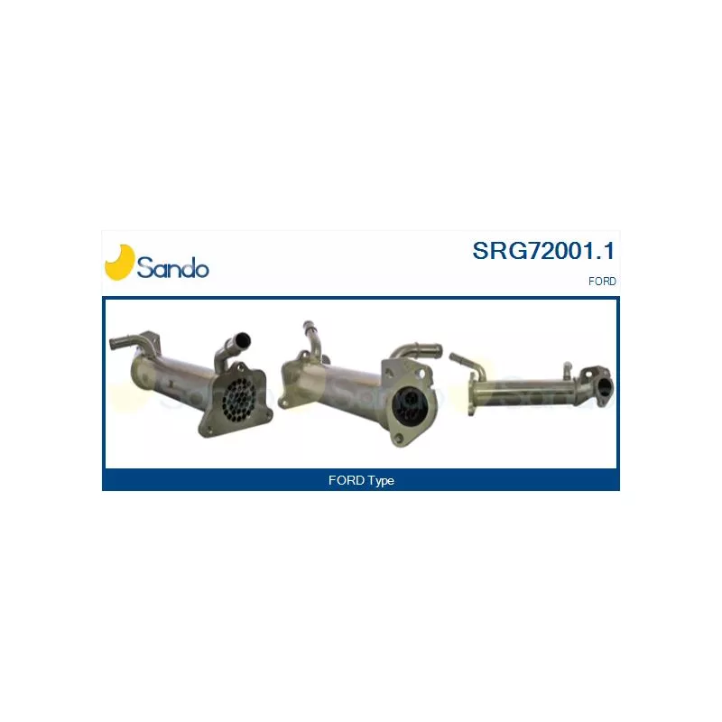 Radiateur, réaspiration des gaz d'échappement SANDO SRG72001.1