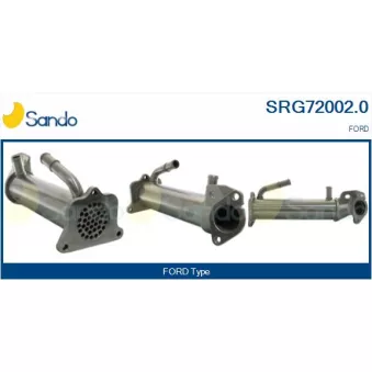 Radiateur, réaspiration des gaz d'échappement SANDO SRG72002.0