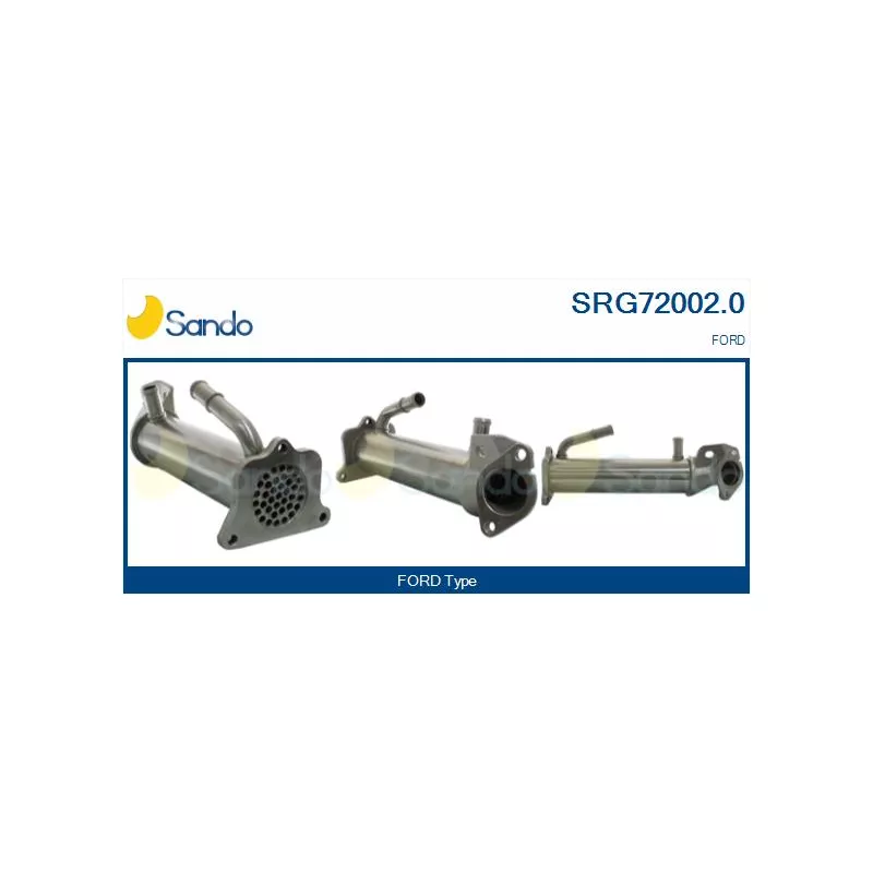 Radiateur, réaspiration des gaz d'échappement SANDO SRG72002.0