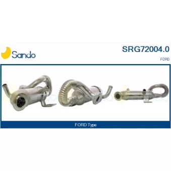 Radiateur, réaspiration des gaz d'échappement SANDO SRG72004.0