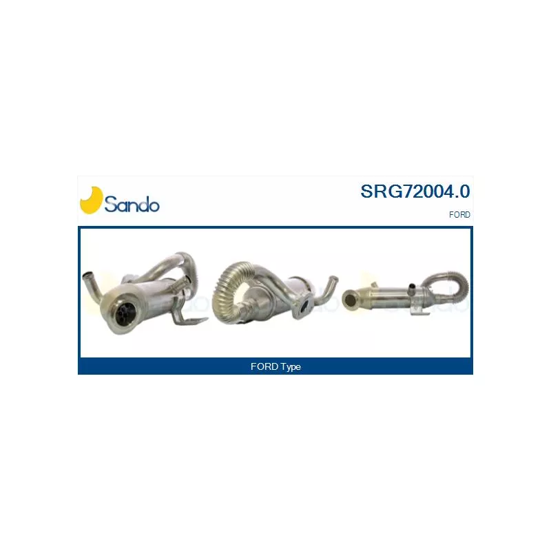 Radiateur, réaspiration des gaz d'échappement SANDO SRG72004.0