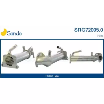 Radiateur, réaspiration des gaz d'échappement SANDO SRG72005.0