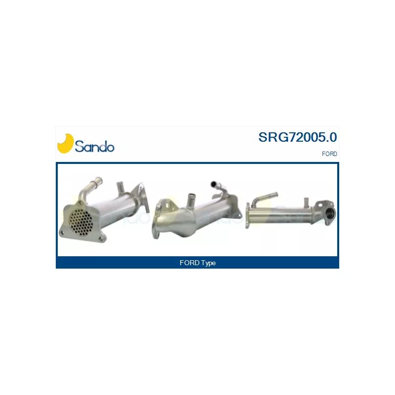 Radiateur, réaspiration des gaz d'échappement SANDO SRG72005.0