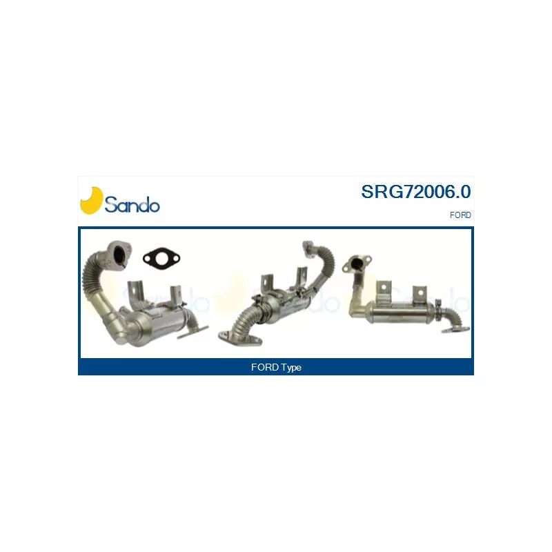 Radiateur, réaspiration des gaz d'échappement SANDO SRG72006.0