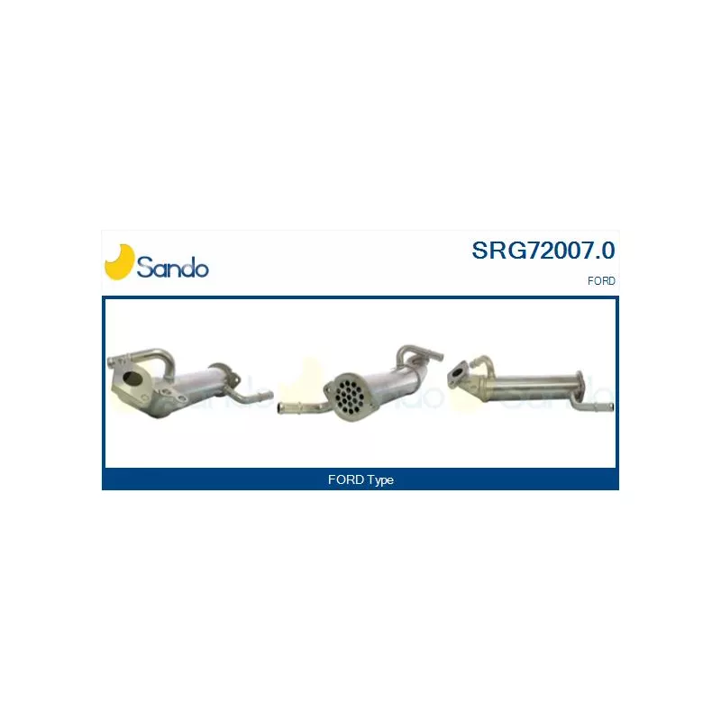 Radiateur, réaspiration des gaz d'échappement SANDO SRG72007.0