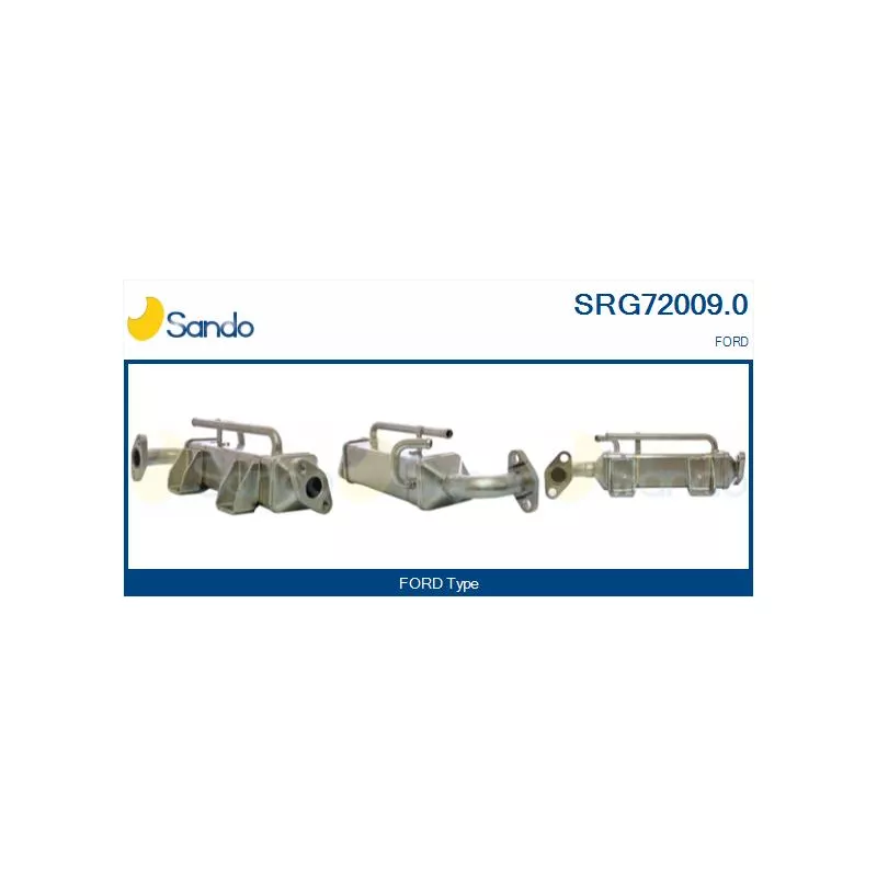 Radiateur, réaspiration des gaz d'échappement SANDO SRG72009.0