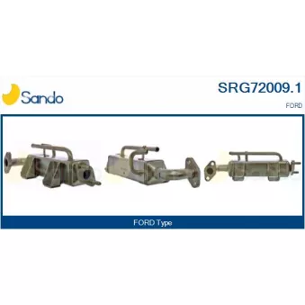 Radiateur, réaspiration des gaz d'échappement SANDO SRG72009.1