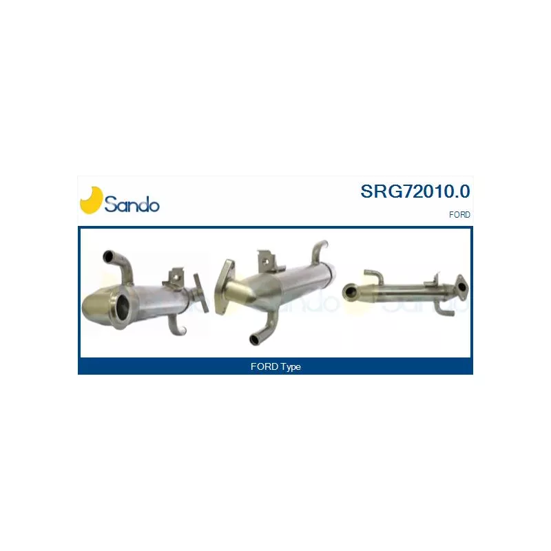 Radiateur, réaspiration des gaz d'échappement SANDO SRG72010.0