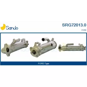 Radiateur, réaspiration des gaz d'échappement SANDO SRG72013.0