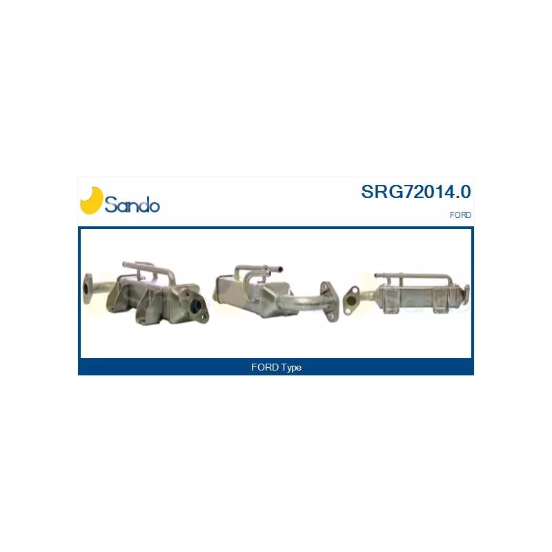Radiateur, réaspiration des gaz d'échappement SANDO SRG72014.0