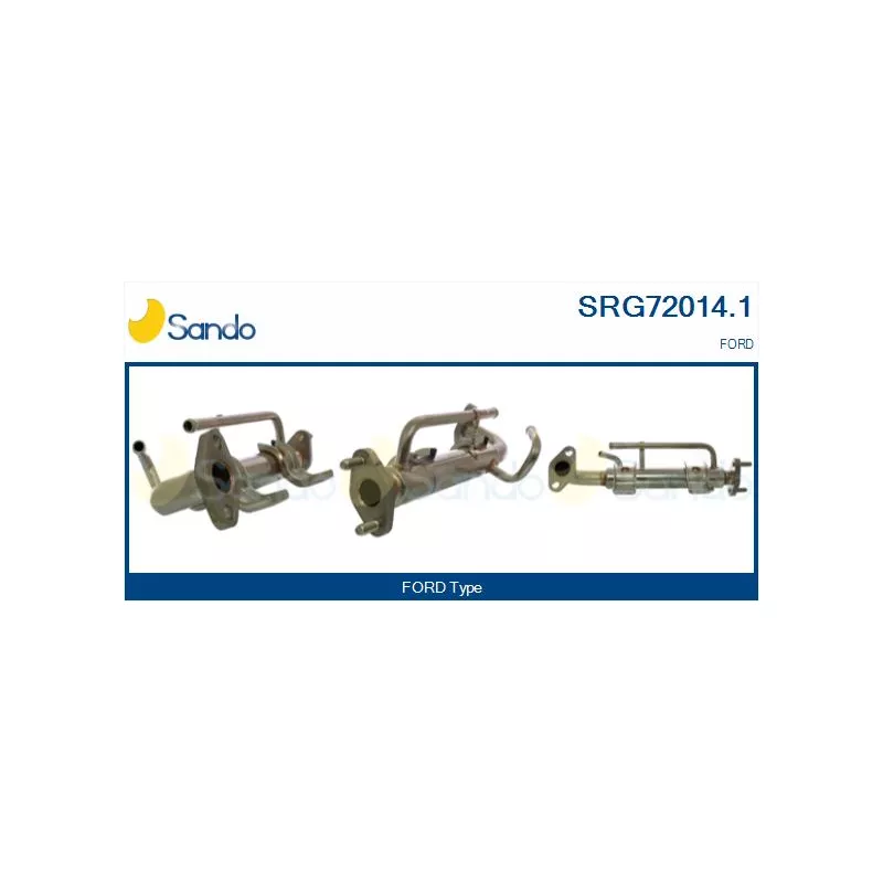 Radiateur, réaspiration des gaz d'échappement SANDO SRG72014.1