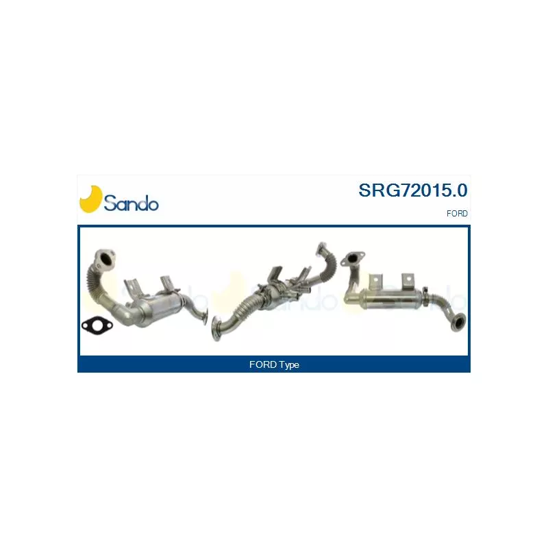 Radiateur, réaspiration des gaz d'échappement SANDO SRG72015.0