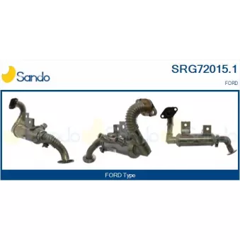 Radiateur, réaspiration des gaz d'échappement SANDO SRG72015.1