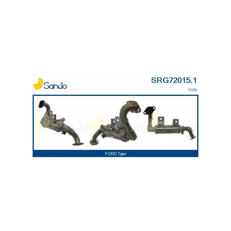 Radiateur, réaspiration des gaz d'échappement SANDO SRG72015.1