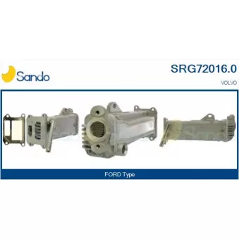 Radiateur, réaspiration des gaz d'échappement SANDO SRG72016.0