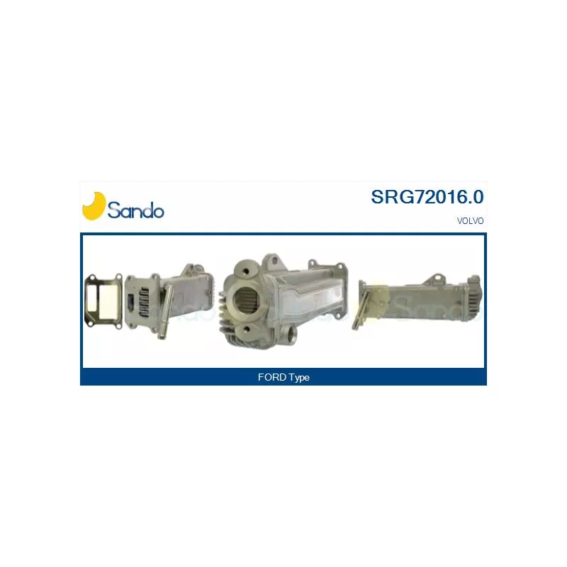 Radiateur, réaspiration des gaz d'échappement SANDO SRG72016.0