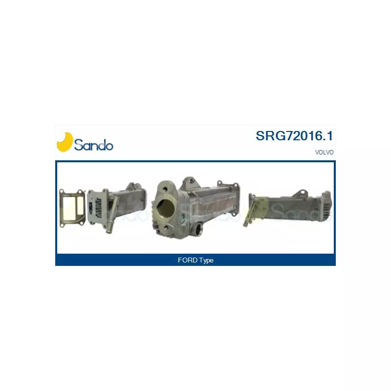 Radiateur, réaspiration des gaz d'échappement SANDO SRG72016.1