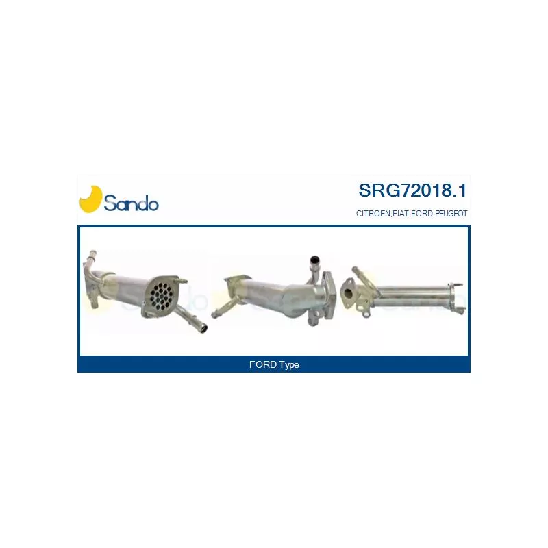 Radiateur, réaspiration des gaz d'échappement SANDO SRG72018.1
