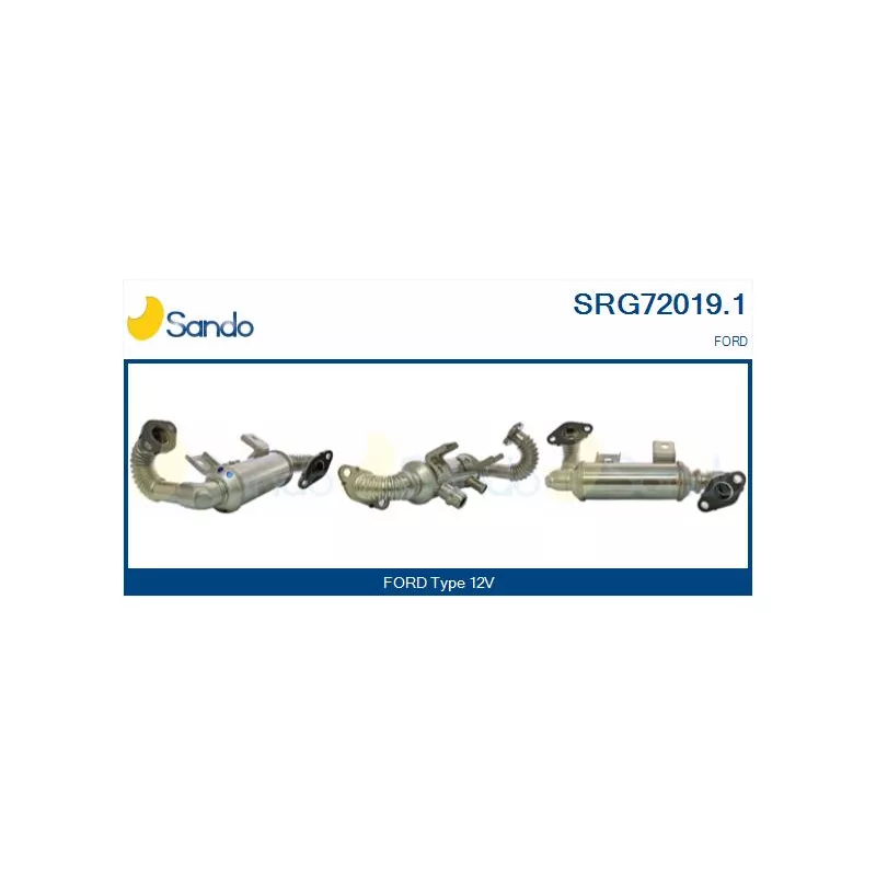 Radiateur, réaspiration des gaz d'échappement SANDO SRG72019.1