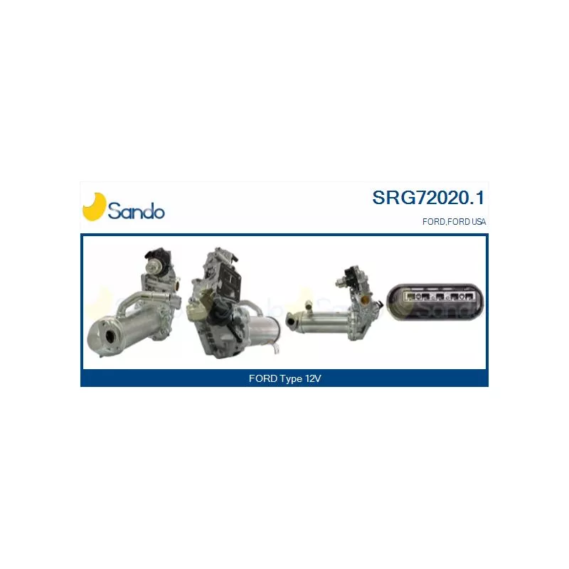 Radiateur, réaspiration des gaz d'échappement SANDO SRG72020.1