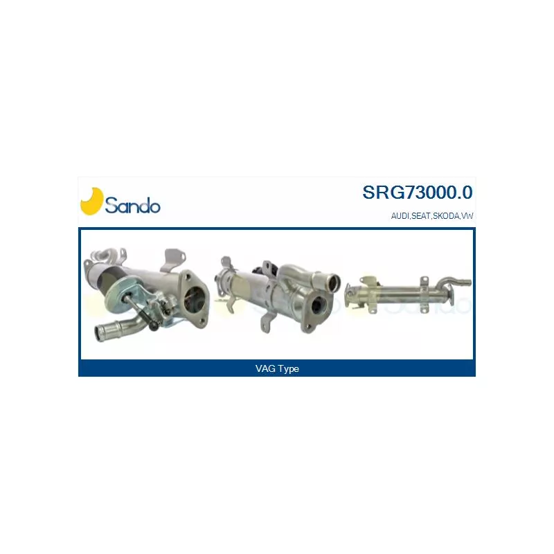 Radiateur, réaspiration des gaz d'échappement SANDO SRG73000.0