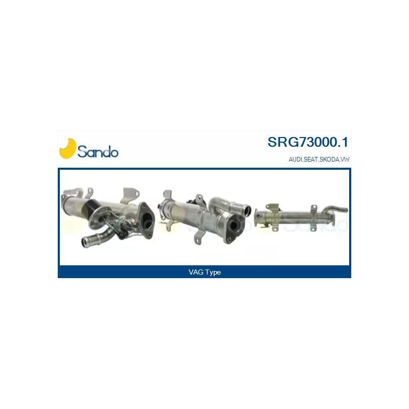 Radiateur, réaspiration des gaz d'échappement SANDO SRG73000.1